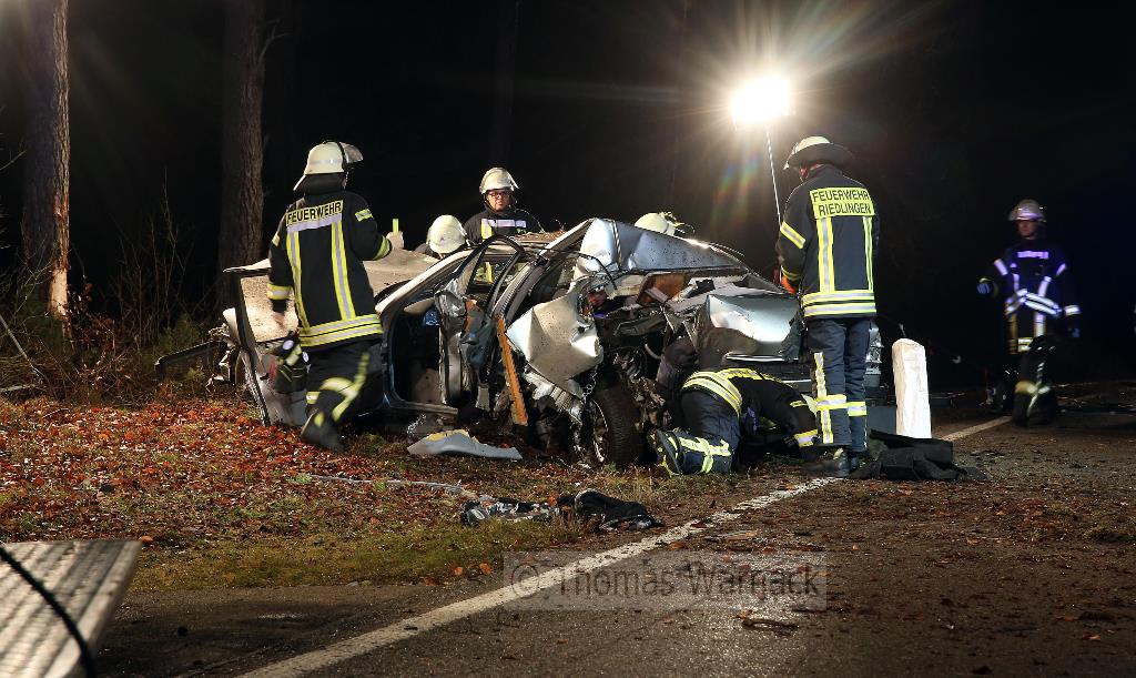 Feuerwehr Riedlingen - Verkehrsunfall L415 Langenenslingen - Billafingen